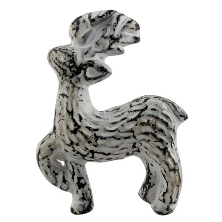 Antique White Baby Dear Iron Cabinet Knob